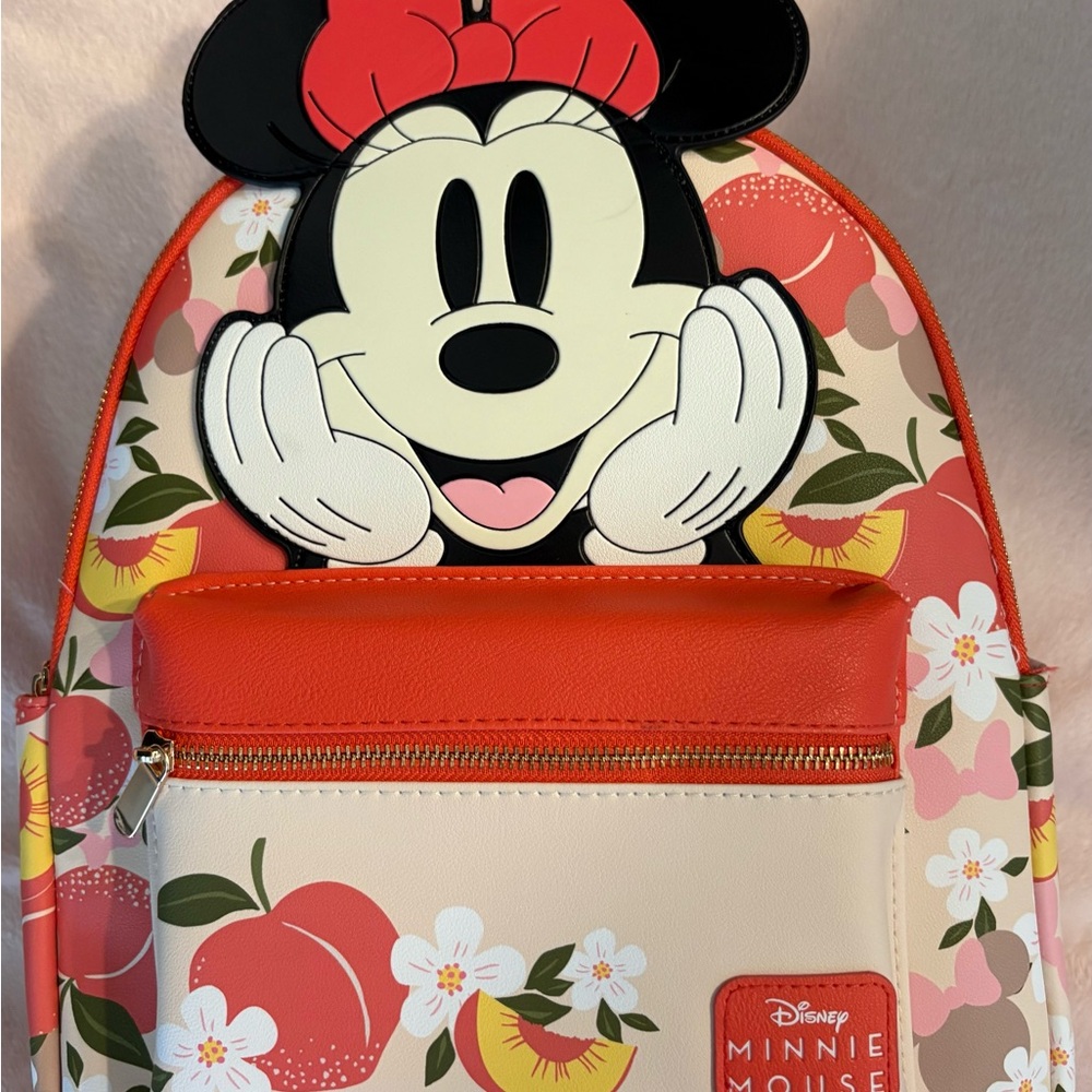 Disney Minnie Mouse Summer Peaches Backpack